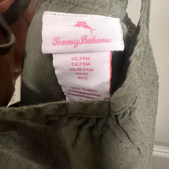 Tommy Bahama Olive Halter Top 24M - Picture 3 of 8